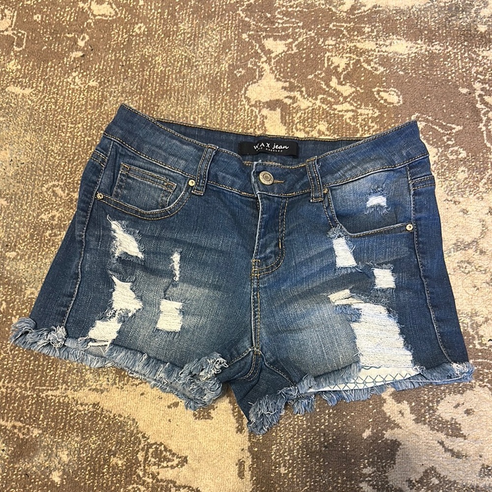 Women's Blue Denim Shorts